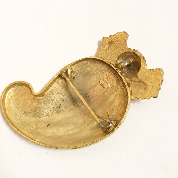 Vintage Alexis Kirk Gold Tone Etruscan Solider Runway Two Piece Belt Buckle - Picture 6 of 12